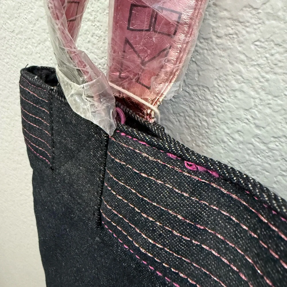 HELLO KITTY Dark Denim Tote with Colorful Accents